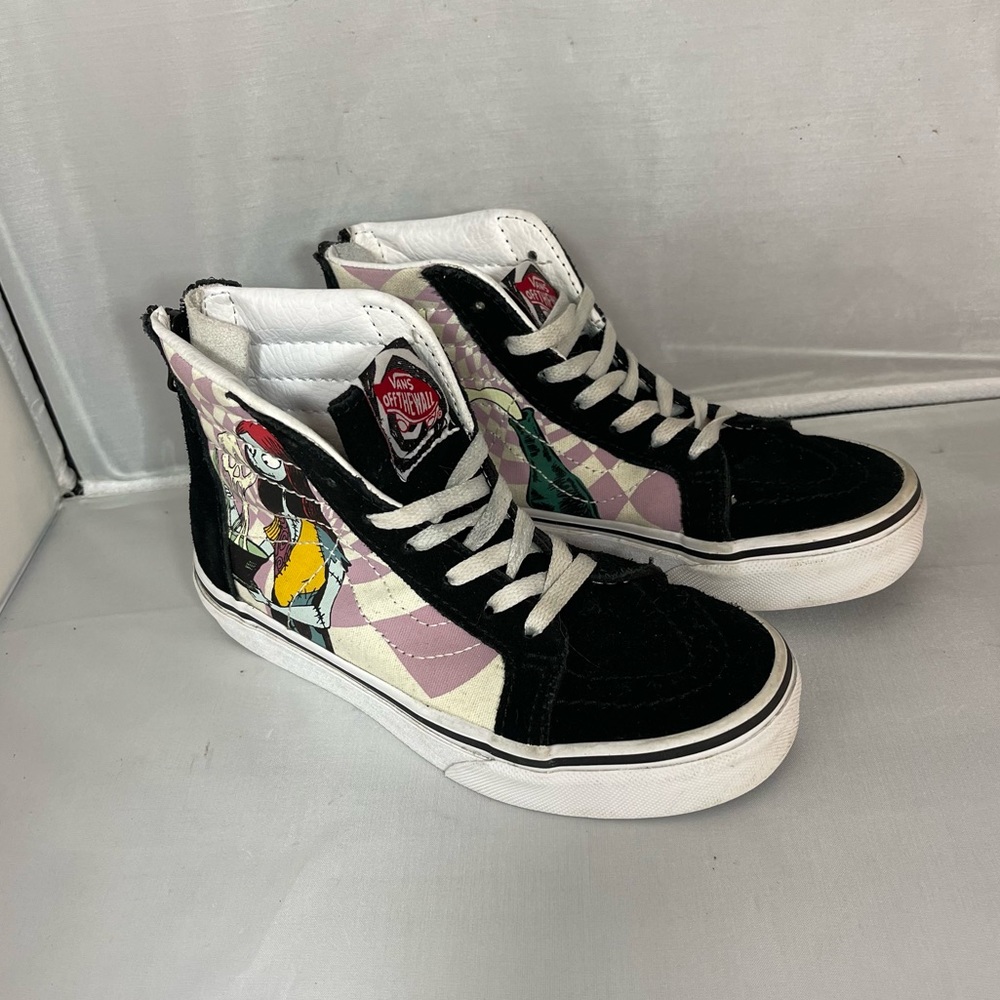 Vans Disney Sk8 Hi Nightmare Before Christmas Sally's Potion Shoes Kids Size 13